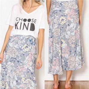 Anthropologie Sam & Lavi Floral Wrap Skirt